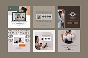 Podcast Canva Instagram Post, a Social Media Template by Angkalimabelas (Thumbnail 6 of 8)