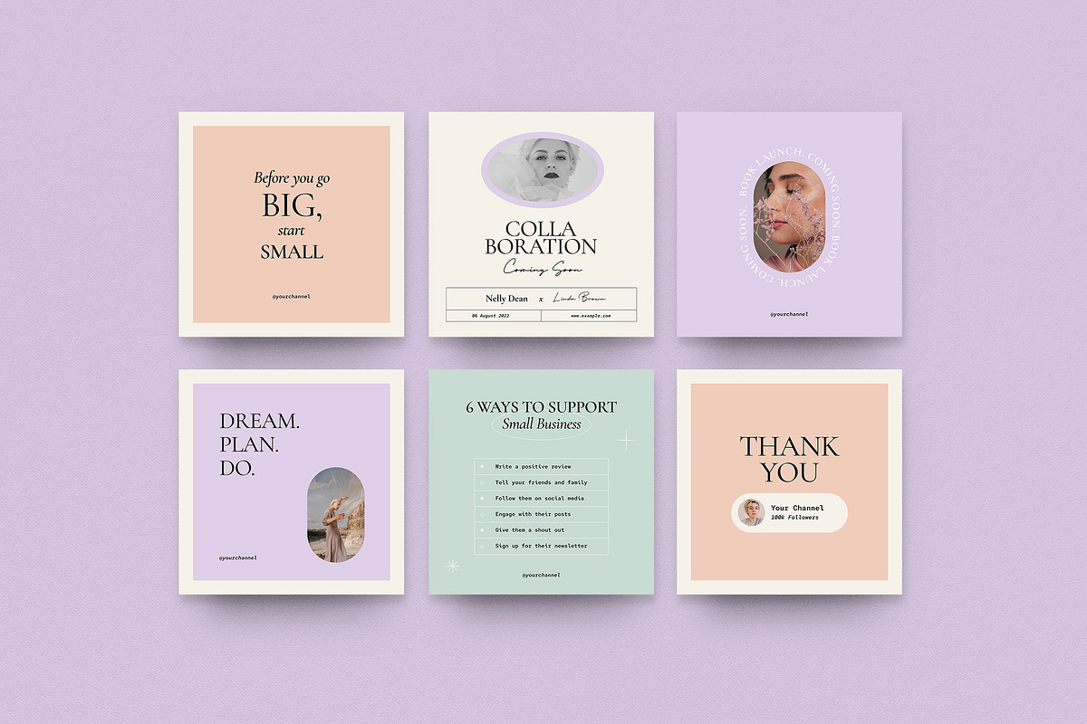 Entrepreneur Social Media Pack, a Social Media Template by Vynetta (Photo 8 of 16)