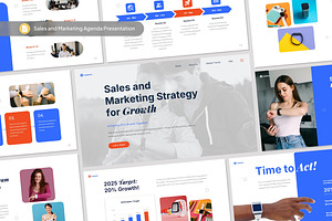 Sales And Marketing Agenda Slides, a Presentation Template by Antstheme