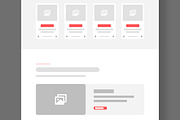 Banking and Finance Wireframe Layout, a Wireframe Template by MightyDesign (Thumbnail 4 of 9)