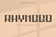 Rhynggo - Font, a Sans Serif Font by artchiles_design (Thumbnail 1 of 4)