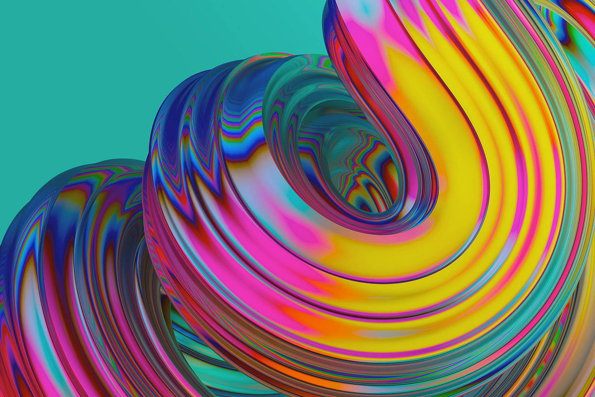 Infinity: 3D Chromatic Shapes, an Object Graphic by RuleByArt (Photo 15 of 24)