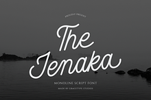 Jenaka | Monoline Script