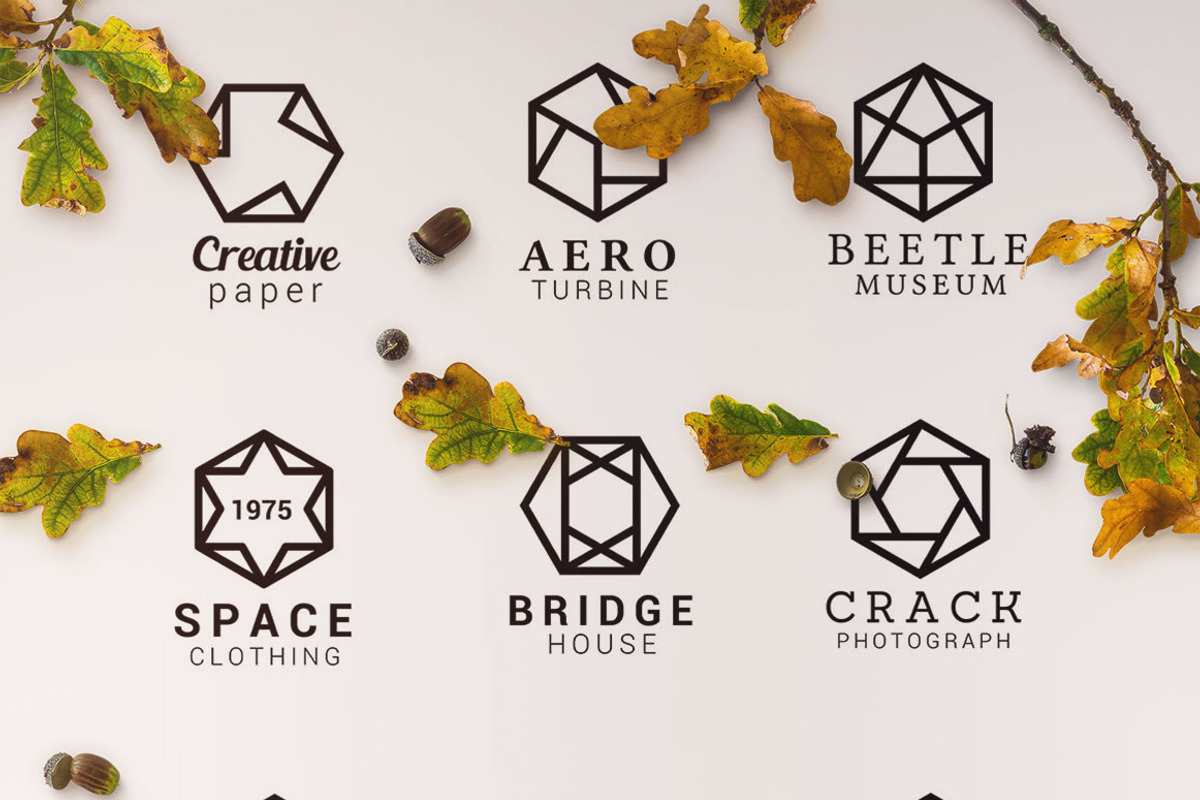 150+ Minimal Hexagon Logo Templates, a Branding & Logo Template by Sahade Studio (Photo 14 of 25)