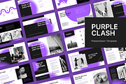 Purple Clash Keynote Template, a Presentation Template by chio.design - Khalay Chio (Thumbnail 1 of 7)
