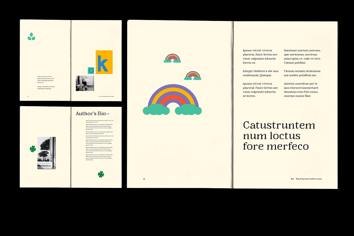Poetry With Illustrations Template, a Magazine Template by an-arketype studio. (Photo 1 of 10)