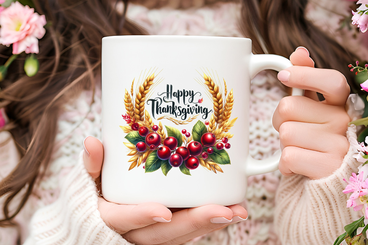 Happy Thanksgiving Clipart, an Illustration by RobertsArt (Photo 3 of 7)