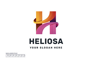 Letter H Initial Colorful Logo, a Branding & Logo Template by yuanesei