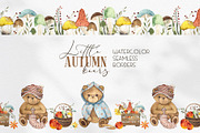 Little Autumn Bears. Watercolor, an Object Graphic by Ana-Sakuta (Thumbnail 6 of 12)