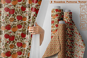 Tomato and Vine Farmhouse Patterns, a Pattern Graphic by one-touch (Thumbnail 1 of 9)