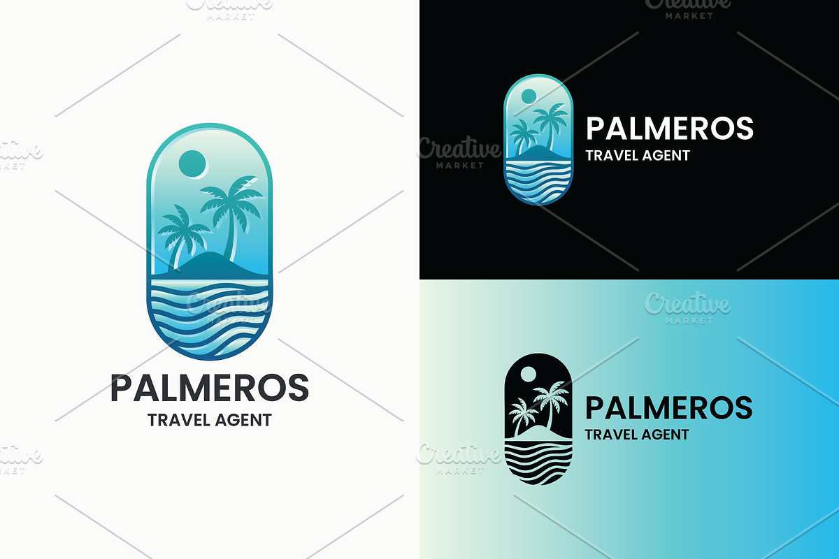 Tropical Island Paradise Logo, a Branding & Logo Template by Design_Planet (Photo 1 of 4)