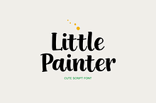 Little Painter | Cute Script Font