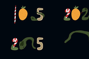 Christmas Snake Animation | DaVinci, a Templates & Theme by FlashFXbox