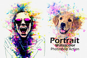 Portrait Watercolor Photoshop Action, an Action Add-On by MRI STUDIO (Thumbnail 13 of 13)