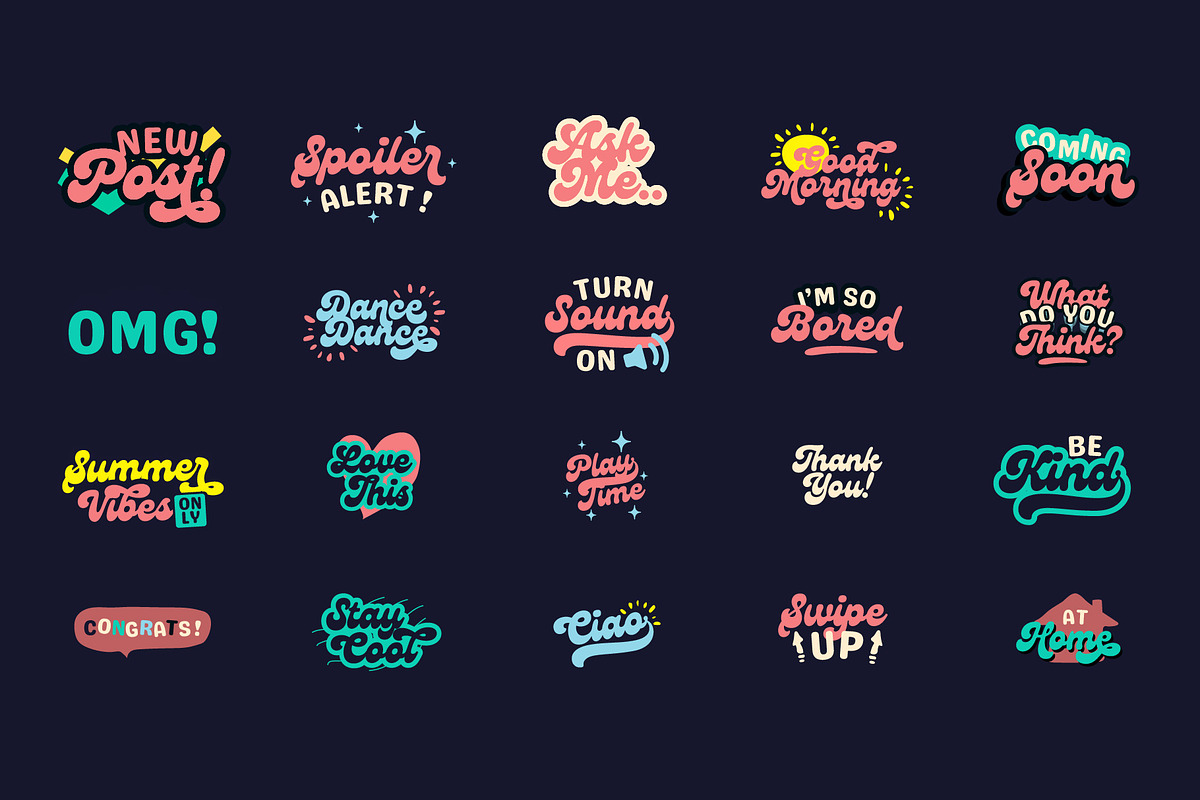 Genty - Bold Rounded Typeface, a Script Font by Flavortype (Photo 5 of 18)