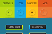 Buttons For Modern Web, a Templates & Theme by Vương Thành Chung (Thumbnail 2 of 2)