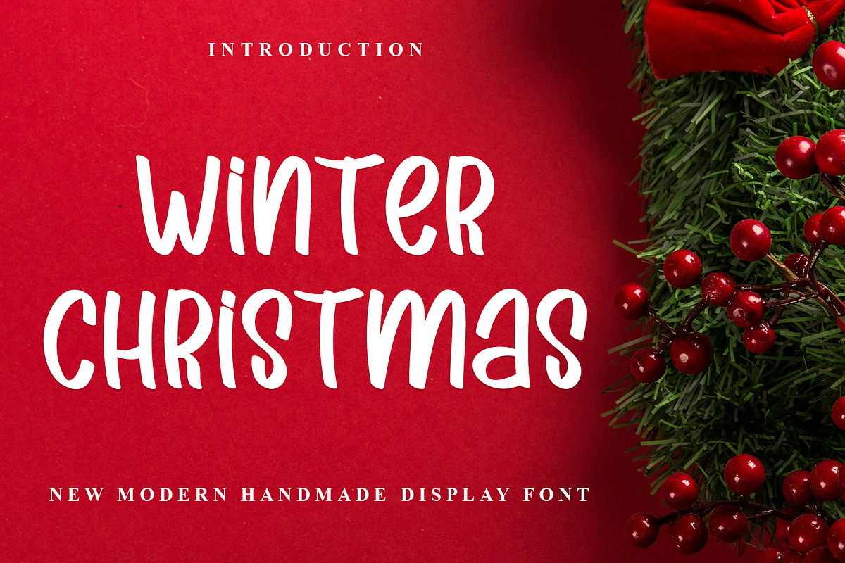 Winter Christmas, a Sans Serif Font by InermediaSTUDIO (Photo 1 of 8)