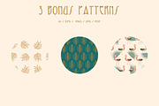 Logos & Graphics: Tropical Art Deco, an Icon by Liseno Designs (Thumbnail 5 of 9)