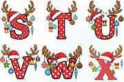 Watercolor Christmas Alphabet, an Illustration by CraftArtStudio (Thumbnail 3 of 6)
