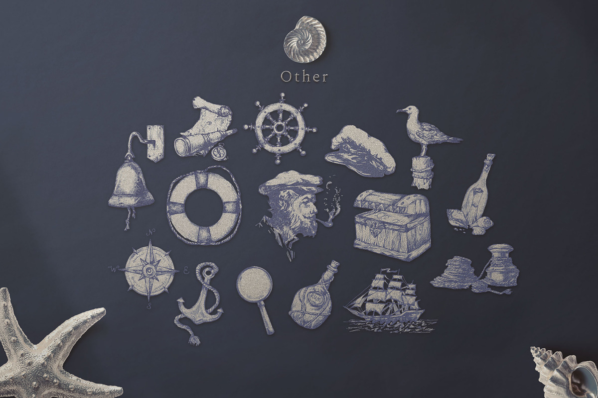 Silver Breeze Collection, a Decorative Illustration by Michael Rayback Design (Photo 6 of 10)