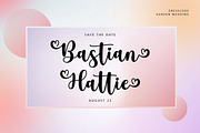 Bastrid Script, a Script Font by Attract Studio (Thumbnail 5 of 10)