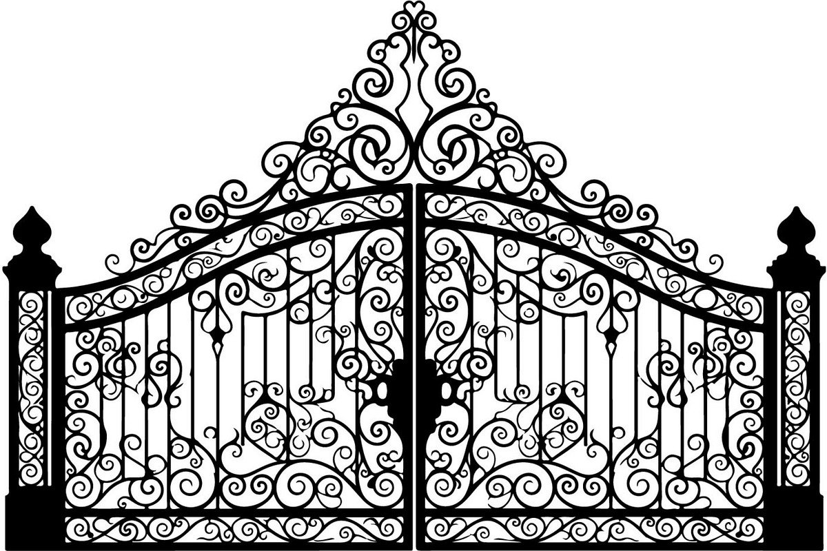 Decorative Iron Gate Bundle, a Decorative Illustration by Designer_Momina (Photo 22 of 26)