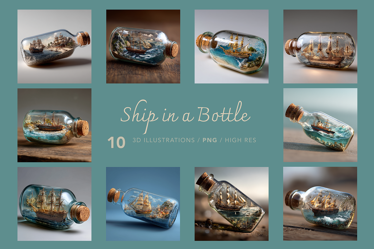 Ship in a Bottle, an Arts & Entertainment Photo by Typedreams.site (Photo 1 of 6)