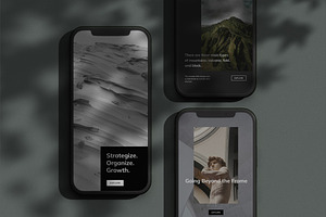 Gariot Phone Mockups Natural Shadows
