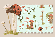 Gnomes Whimsy Pattern, a Pattern Graphic by Lady Bruniere Design (Thumbnail 4 of 8)