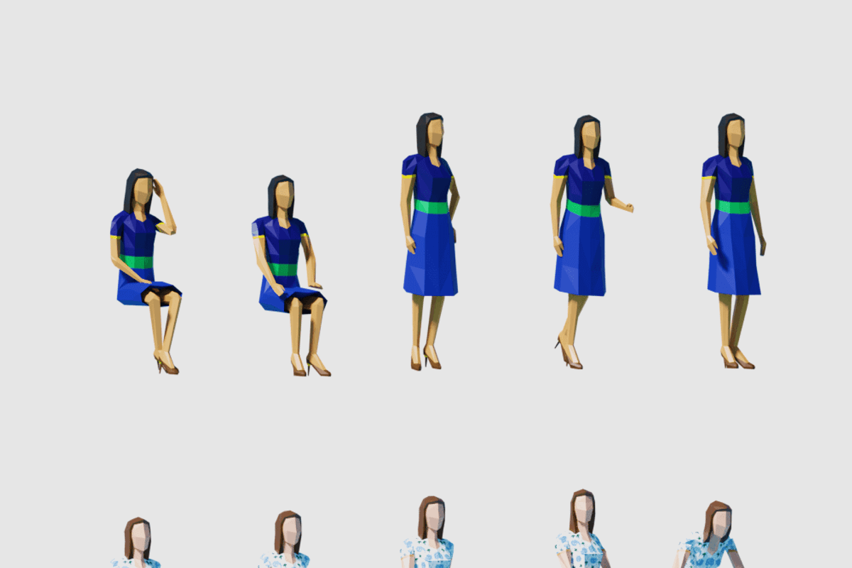 Spring People, a Characters & Person 3D Model by Studio Ochi (Photo 9 of 12)