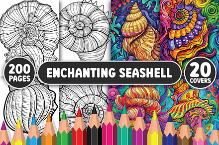 Enchanting Seashell Coloring Pages