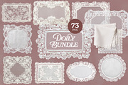 Vintage Fabric Doilies Bundle PNG, an Object Graphic by Marie T (Thumbnail 1 of 24)