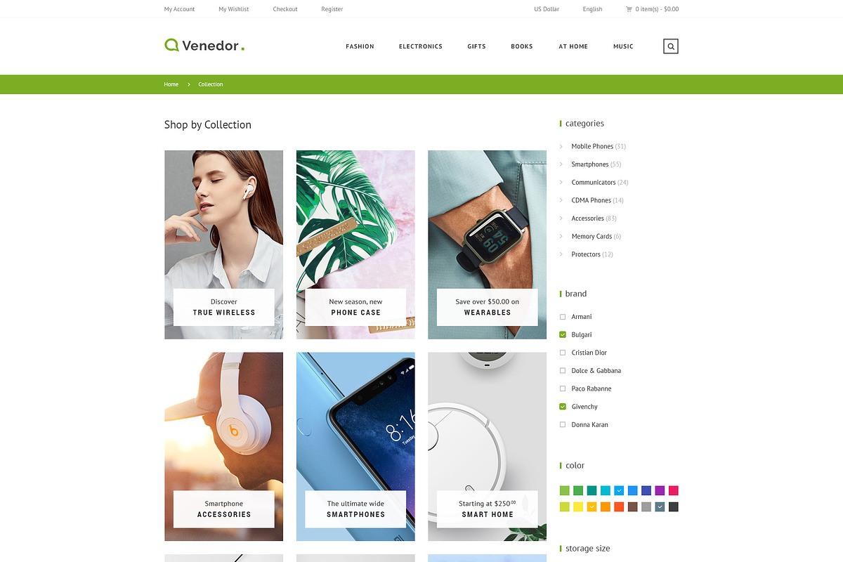 Venedor - eCommerce PSD Template, a Websites & App Template by Promokit (Photo 10 of 10)