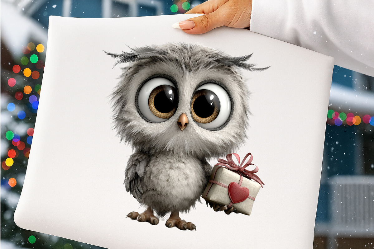 Whimsical Mother's Day Owl Clipart, an Illustration by SinaCreation (Photo 5 of 8)