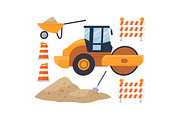Urban road construction, a Transportation Illustration by Good Studio (Thumbnail 3 of 3)
