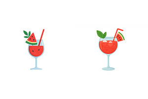 Refreshing watermelon drinks served, a Nature Photo by ZinetroN