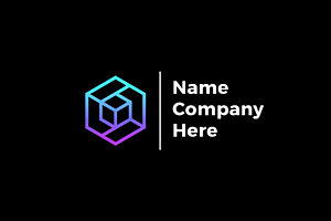 Tech hexagon logo., a Branding & Logo Template by lettett