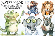 Funny Caricatures of African Animals, a Seasonal Illustration by Rose Art (Thumbnail 1 of 4)
