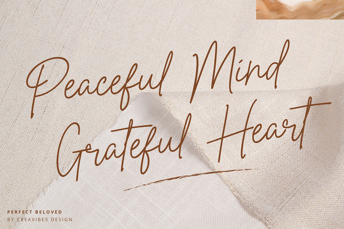 Perfect Beloved - Monoline Font, a Script Font by Creavibes Design (Photo 3 of 12)
