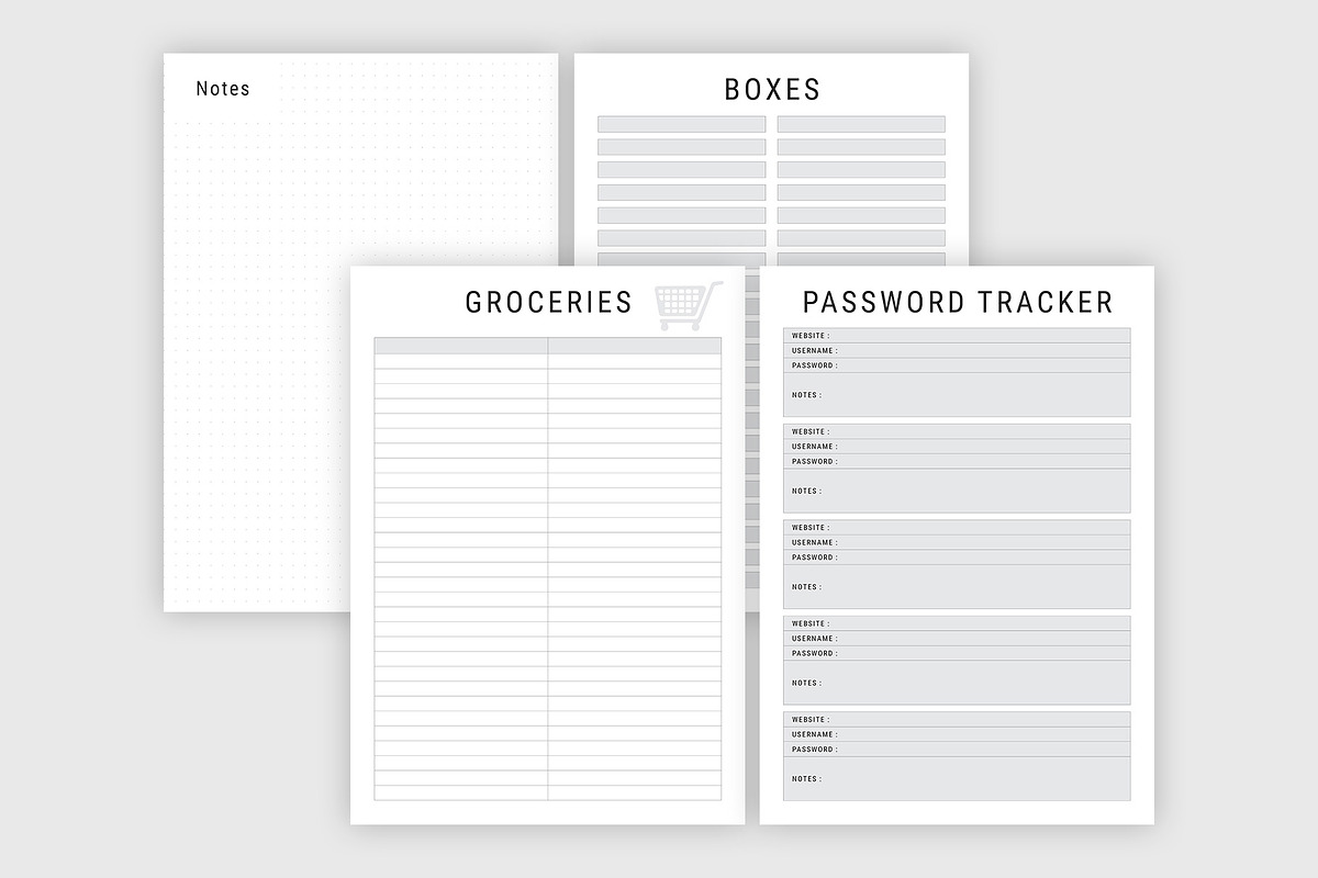 Ultimate Planner Bundle Pack, a Stationery Template by MNT-Creator (Photo 10 of 10)