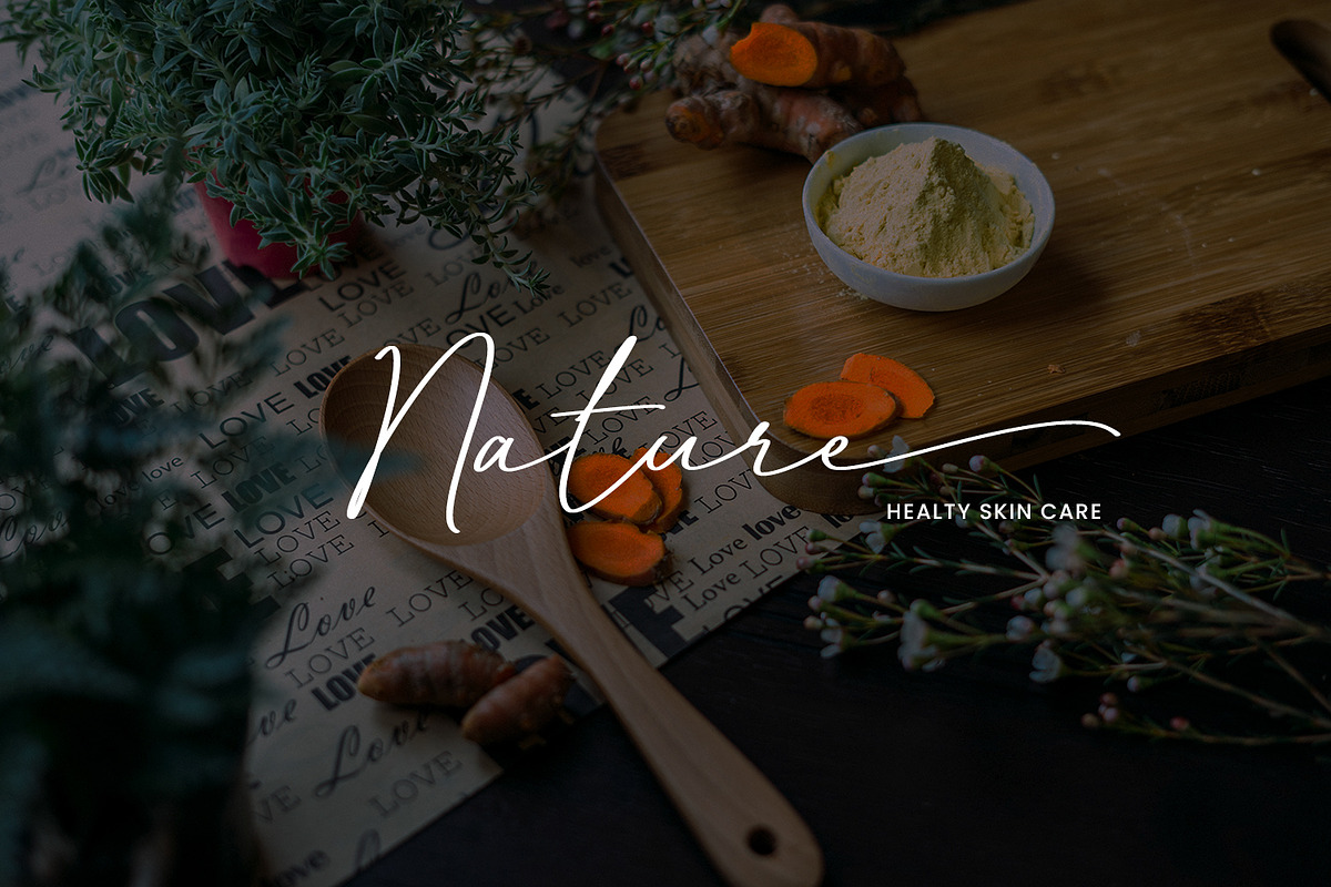 Pubrih Signature Font, a Script Font by Maulana Creative (Photo 4 of 10)