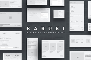 Karuki Wireframe Kit