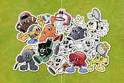 Retro Sports Mascot Illustrations, an Object Graphic by Ludere Studios (Thumbnail 8 of 8)