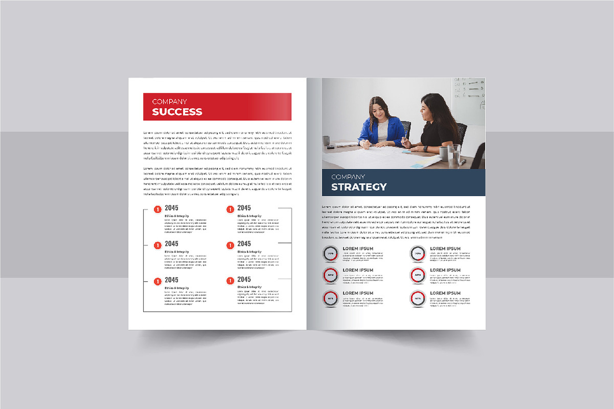 Company white paper design template, a Brochure Template by Pavel_design (Photo 6 of 9)