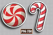 Christmas Stickers Bundle, a Seasonal Illustration by protabsorkar11 (Thumbnail 3 of 7)