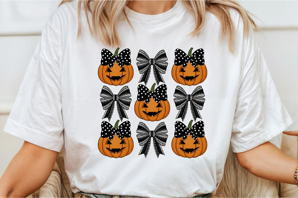 Halloween Pumpkin PNG, Fall Coquette, an Illustration by Libby Wishes (Photo 3 of 6)