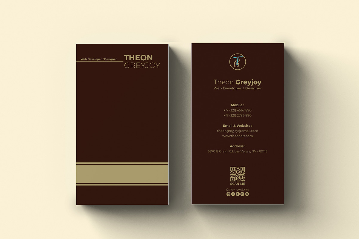 Business Card Template, a Business Card Template by Moontesk (Photo 1 of 4)