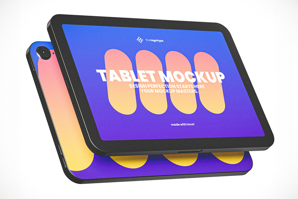 Tablet Set Mockup, an iPad Mockup by Se٧enStudio (Photo 2 of 2)