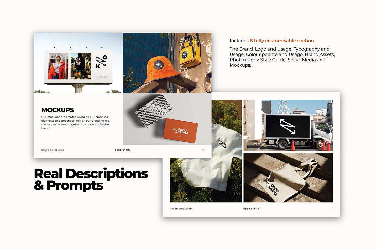 Clothing Brand Guidelines Template preview 2