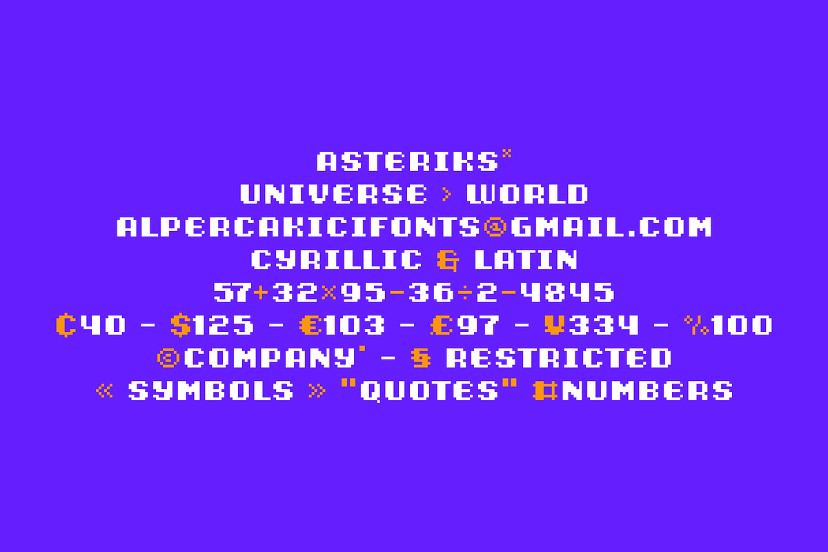 Vintagepix - Bold Pixel Typeface, a Sans Serif Font by alpercakici (Photo 7 of 10)